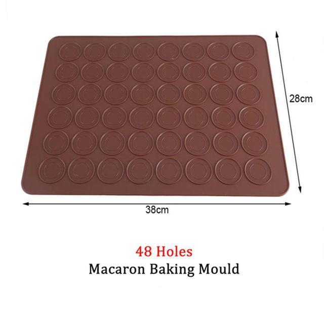 macaron-silicone-placemat-baking-mat-30-48-holes-non-stick-diymacaroon-dessert-cake-mold-oven-baking-pad-kitchen-accessories