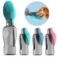 ™℡ Portable Dog Water Bottle For Large Pet Outdoor Walking Camping Foldable Drinking Feed Bowls Golden Labrador Retriever Supplies