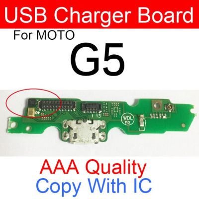 ช่องเสียบชาร์จพอร์ต Usb พร้อมไมโครโฟนสำหรับ Moto G3 G4 Play G5เครื่องชาร์จ Usb Dock Board อะไหล่แท่นวาง