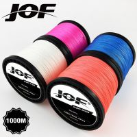 JOF 1000ม. 8เส้น18-88LB สายเบ็ดตกปลาถัก PE เอ็นตกปลาเอ็นตกปลา X8หลากสี