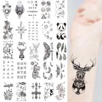 hot【DT】 Temporary Stickers Makeup Decals Flash Fake Tattoos for Men