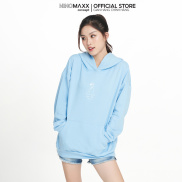 NINOMAXX Áo Hoodies Nữ form rộng trẻ trung chất cotton 2204009