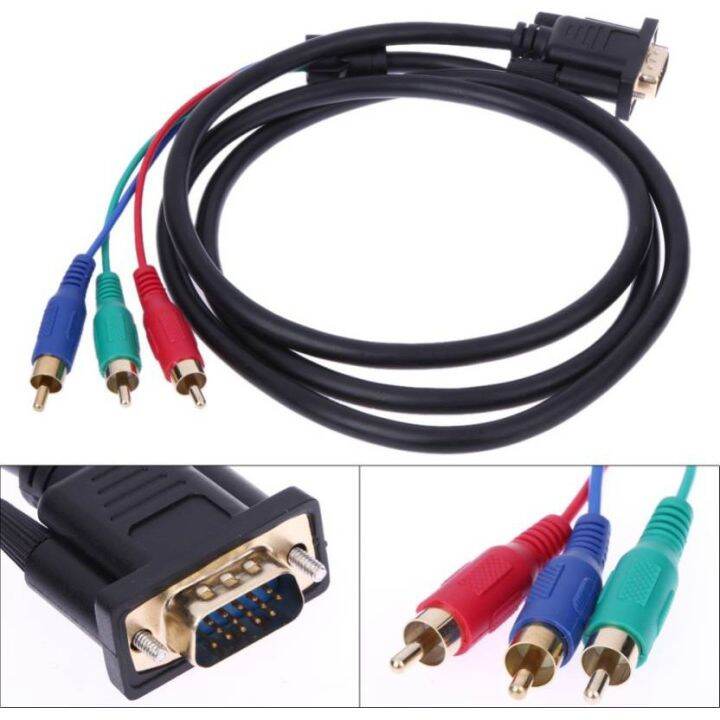 VGA /3RCA 1.5M ADAPTER CABLE | Lazada PH