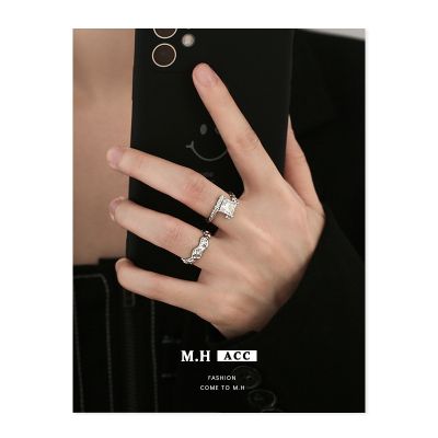 [COD] design ring Japanese-style light luxury temperament high-end index finger cold style retro open
