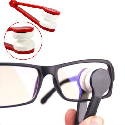 【hot】 Household Multifunctional Glasses Cleaning Rub Two-side Microfiber Spectacles Cleaner Tools