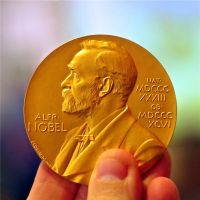 【YD】 Nobel Gold Coin 24k Gold-plated Commemorative Medals Foreign coin Collection