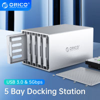 ORICO WS Series 5 Bay 3.5 Sata To USB3.0 HDD Case รองรับ5Gbps อลูมิเนียม HDD Docking Station HDD Enclosure สำหรับ Seagate