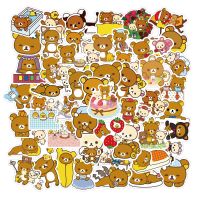 [LWF HOT]☸✔50ชิ้น/เซ็ต Kawaii การ์ตูน Rilakkuma หมีสติกเกอร์พีวีซีกันน้ำสมุด Diy Journaling น่ารักเครื่องเขียนสติ๊กเกอร์ไดอารี่