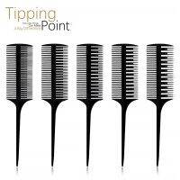 【CC】 Highlighting Comb Sided Foiling Styling Hairbrush Plastic Combs Barber Accessories