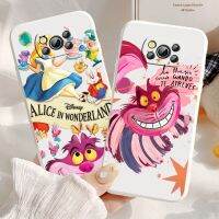 [Chu Nings Private Phone Case] Alice Alice Cheshire Cat สำหรับ Xiaomi Mi Poco X4 X3 C40 C31 C3 M4 M3 F4 F3 GT Pro NFC Liquid Liquid เชือกฝาครอบโทรศัพท์กรณี