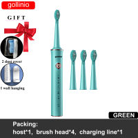 Gollinio Electric Toothbrush Usb fast charging GL42E electr toothbrush Rechargeable Replacement Head Waterproof Xp7 High Quality