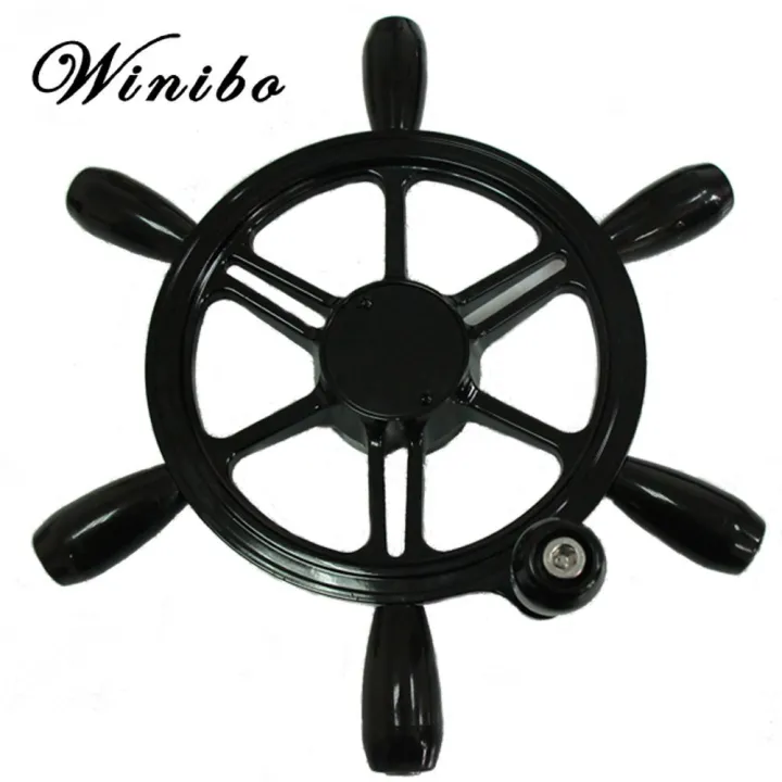 Winibo Boat Steering Wheel Made in Aluminumalloy with Electrophorese