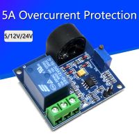 5A Overcurrent Protection Relay Module AC Current Detection Board 12V/5V/24V Relay ZMCT103C Current Transformer Electrical Circuitry Parts