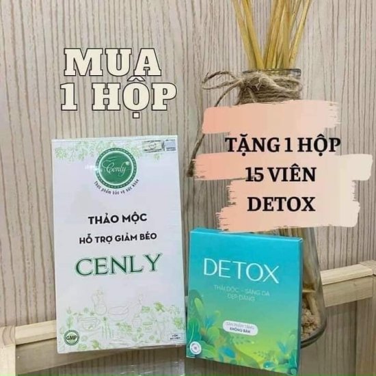 Trà giảm cân cenly mẫu mới tặng kèm detox -giảm cân an toàn hiệu quảchính - ảnh sản phẩm 1