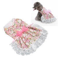 Puppy Princess Dress Skin Friendly Breathable Soft Hook and Loop Closure Dog Dress Stylish for Wedding Party for Daily