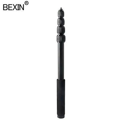 BEXIN เสาต่อขาตั้งแบบสามขาเซลฟี่อะลูมินัมอัลลอยน้ำหนักเบาพิเศษ1.5ม. สำหรับขาตั้งกล้อง/DSLR/ไอโฟน/Huawei