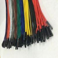 100pcs Dupont 1p 2.54mm connector wire 24awg female Male 10/15/20/25/30cm Red blue black ten colors