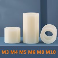 ▣∏✇ M3 M4 M5 M6 M8 M10 Insulation ABS Isolation Column Plastic Cushion Through Column PC Board Elevate Gasket Ring Round Hole Column