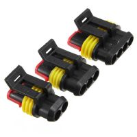 214Pcs 1/2/3/4/5/6 Pin Waterproof Car Electrical Wire Connector Plug With Crimping Tool For FSH Car Vehicle Truck Motorcycle