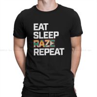 Eat Sleep Raze Repeat Hip Hop Tshirt Valorant Game Leisure T Shirt Summer Stuff For Adult