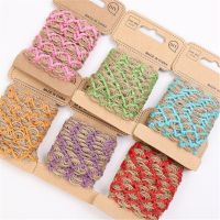 【YD】 1cmX3M Burlap Hessian Roll Jute Twine Cord Hemp Rope String Trim Rustic Wrap Packing Wedding Decoration