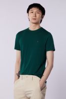 LTD เสื้อทีเชิ้ตคอกลม ผู้ชาย สีเขียว | Crew Neck Tee Shirt | 3428