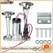 MotorrTop Còi Xe Hơi 150DB Còi Điện Loa Kèn Kép Còi Điện Còi Hơi 12V Có