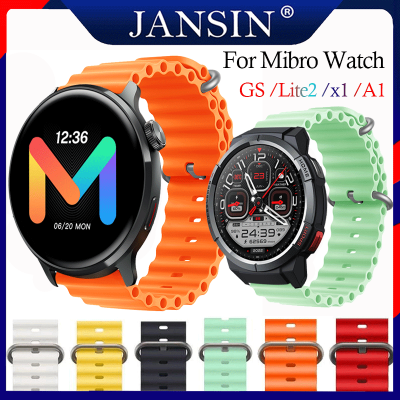 สาย สร้อยข้อมือ Mibro Watch Lite2 ของแท้ ซิลิโคน Ocean สายนาฬิกา Mibro Watch x1 นาฬิกาอุปกรณ์เสริมเสริม Mibro Watch A1