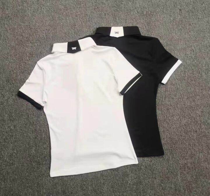 new-summer-golf-ladies-short-sleeved-top-lapel-casual-sports-slim-fit-t-shirt-golf-top-xxio-castelbajac-j-lindeberg-descennte-honma-master-bunny