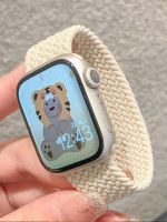 Strap For Apple Watch Band 44mm 40mm 45mm 41mm 42mm 38mm 49mm Elastic braided solo loop Bracelet iWatch Series 8 Ultra 7 se 3 6