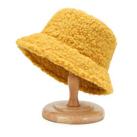 Winter Warm Cap Outdoor Graffiti Lamb Wool Solid Fisherman Men Harajuku Bucket Unisex