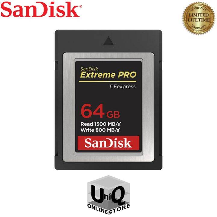 SanDisk Extreme Pro 64GB CFexpress Card Type B (SDCFE-064G-GN4NN ...