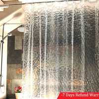 [มาถึงภายใน 3 วัน]1.8*1.8m Moldproof Waterproof 3D Thickened Bathroom Bath Shower Curtain[คืนสินค้าได้ภายใน 7 วัน]