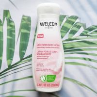 โลชั่นผิวกาย ให้ความชุ่มชื้น ไม่แห้งกร้าน สำหรับผิวบอบบาง Unscented Body Lotion 200 ml (Weleda®) Normal or Sensitive Skin