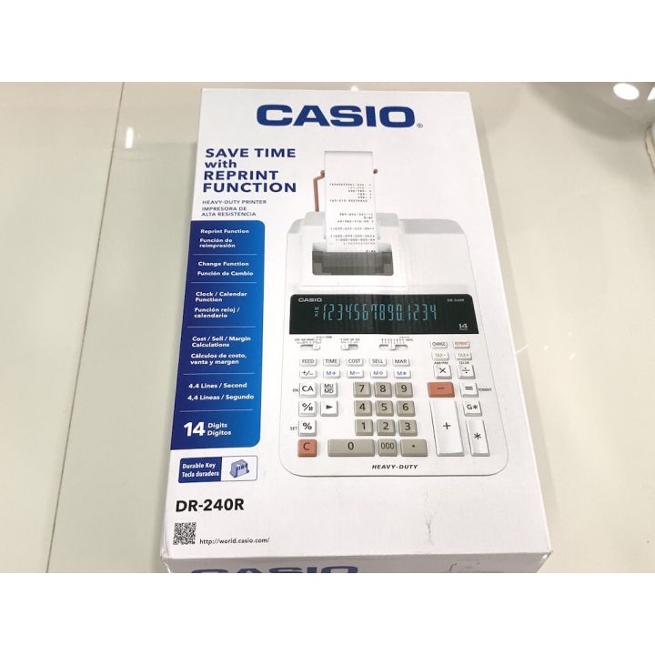 casio-calculator-เครื่องคิดเลข-ตั้งโต๊ะ-14-หลัก-dr-240r-เครื่องคิดเลขพิมพ์กระดาษ-casio-dr-240-ของใหม่-ของแท้-ประกันศูนย์2ปี