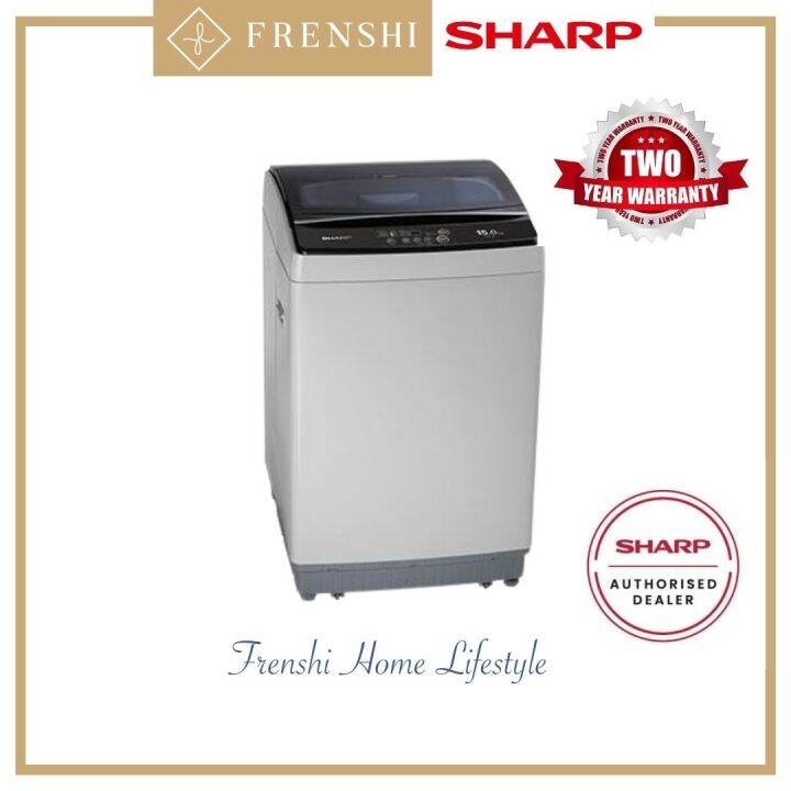 Sharp Fully Auto Washing Machine (15kg) ESX156 [ Frenshi ] Lazada