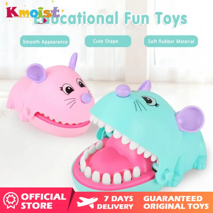 Kmoist Cartoon Mouse Mouth Bite Finger Game Funny Toy Gift Parent-child  Interactive Tooth Extraction Toy Table Game For Kids Gift | Lazada PH