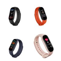 Smart Bracelet M6 Lightweight Silicone Sports Fitness Wristband Quick-release Pedometer Smartwatches Women Men Black