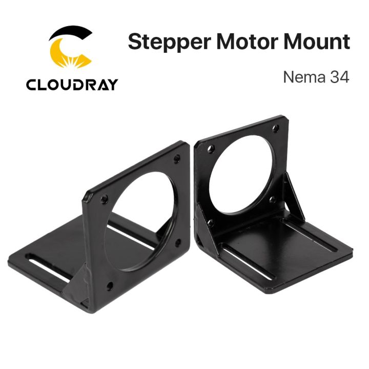 cloudray-motor-base-for-nema17-nema23-nema34-stepper-motor-aluminum-fixed-seat-fastener-mounting-bracket-support