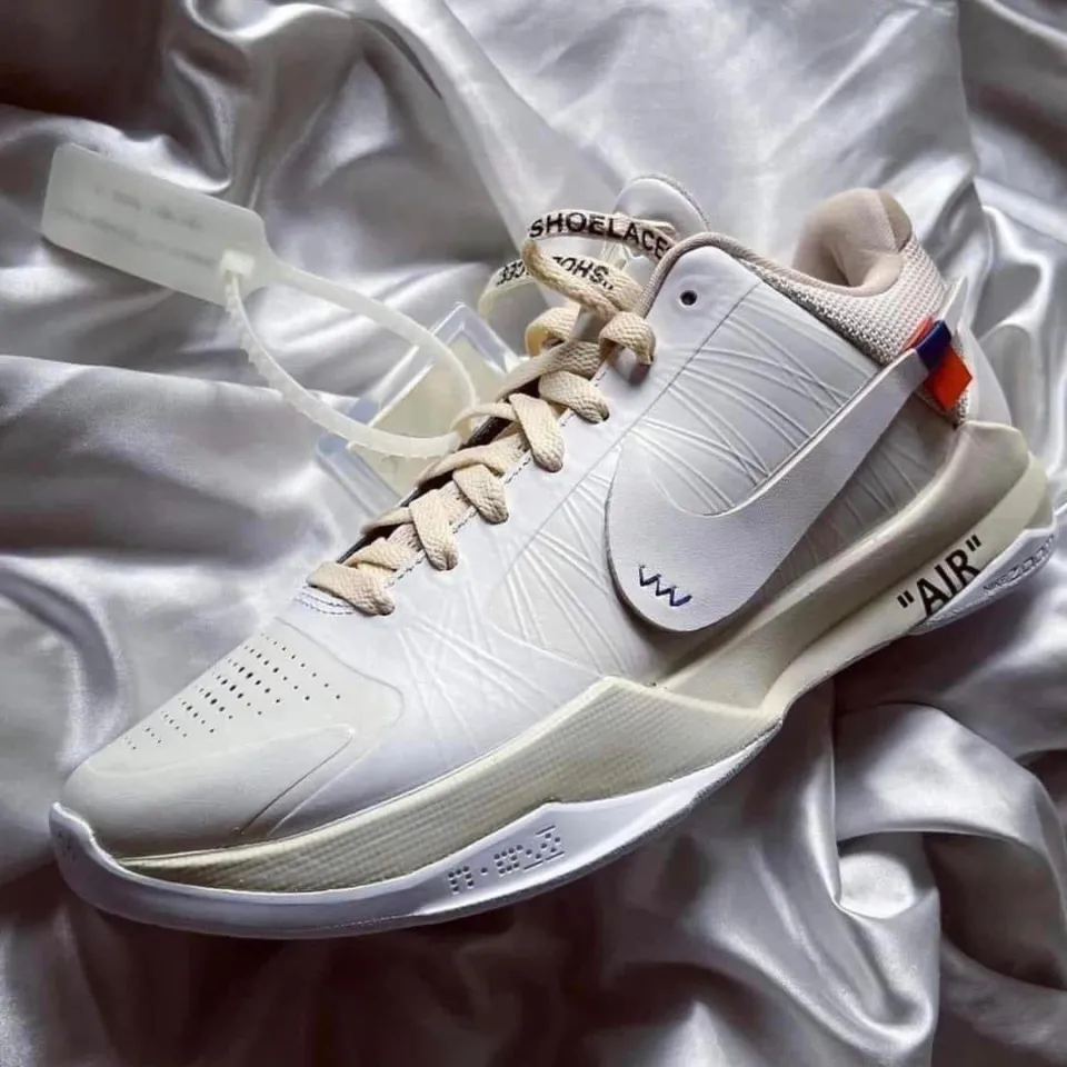 Kobe 5 Protro x Off White Colorway Men Shoes Sports Basketball Shoes for  Men High Quality with Socks