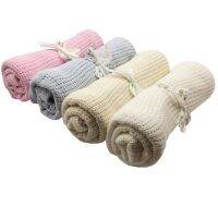 100x75cm Baby Newborn 100 Cotton Crochet Blankets