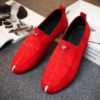 HOT ●☞✴ ผู้ชายรองเท้ารองเท้า Loafers สบายรองเท้า Slip ons