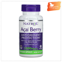 พร้อมส่ง Natrol, Acai Berry, 500 mg, 75 Veggie Caps