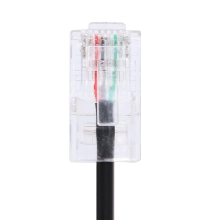 rj45-8p8c-ตัวผู้เป็น-rj11เครื่องสลับเสียงเคเบิลชุดหูฟังอะแดปเตอร์ตัวเมีย4c-6p