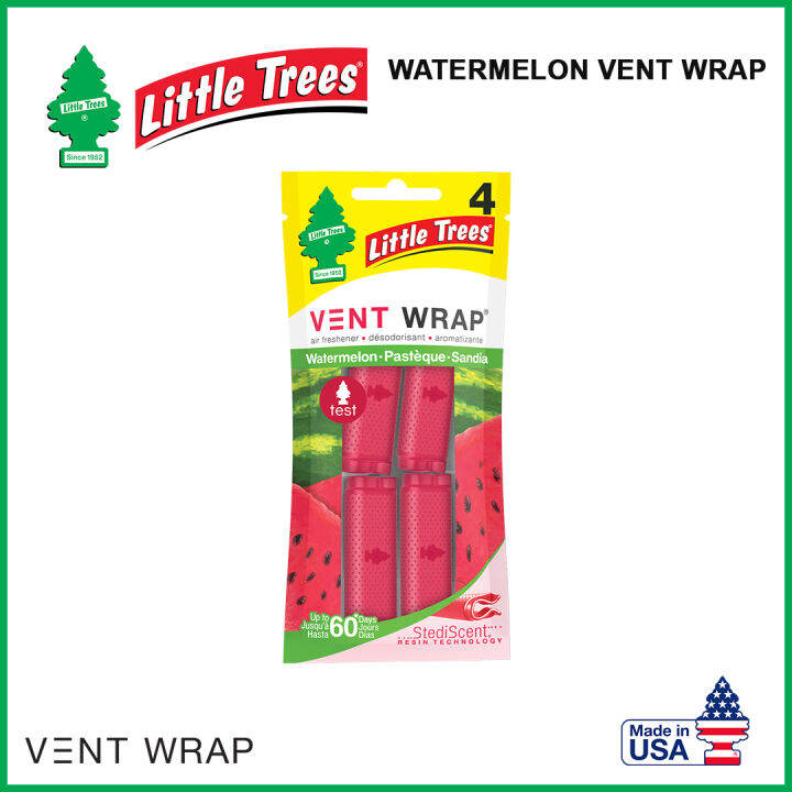 Little Trees Vent Wrap Air Freshener Watermelon 4PC Lazada PH