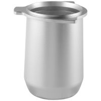 Dosing Cup 54mm, Coffee Powder Picker Aluminum Metal Coffee Accessories Binaural Hand Free for Use with 54mm