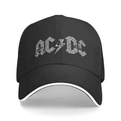 2023 New Fashion  Personalized Ac Dc Albums Rock Roll Baseball Cap Mens Adjustable Heavy Metal Band Music Dad Hat，Contact the seller for personalized customization of the logo