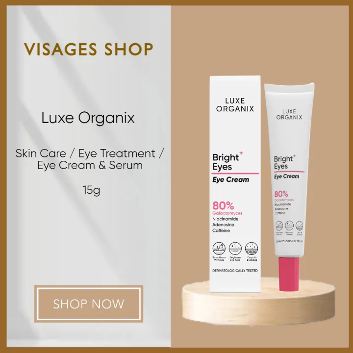 LUXE ORGANIX LUXE ORGANIX Bright Eyes Eye Cream 80 Galactomyces 15g