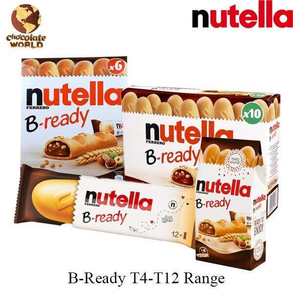 2022new Ferrero Nutella B-ready Jumbo Traveller Packs (Made In E.U ...