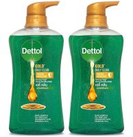 Dettol Gold Daily Clean Shower Gel ครีมอาบน้ำ เดทตอล โกลด์ เดย์ลี่ คลีน 500ml. (แพคคู่)